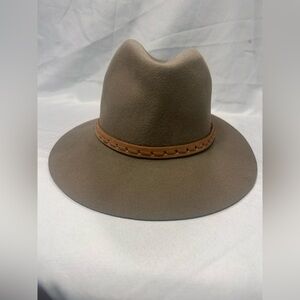 rag & bone Taupe Fedora Hat